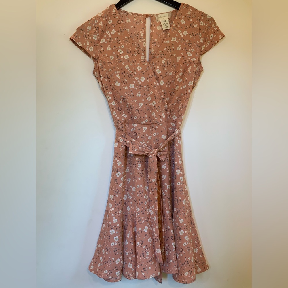 NWOT Altar’d State Pink Floral Dress